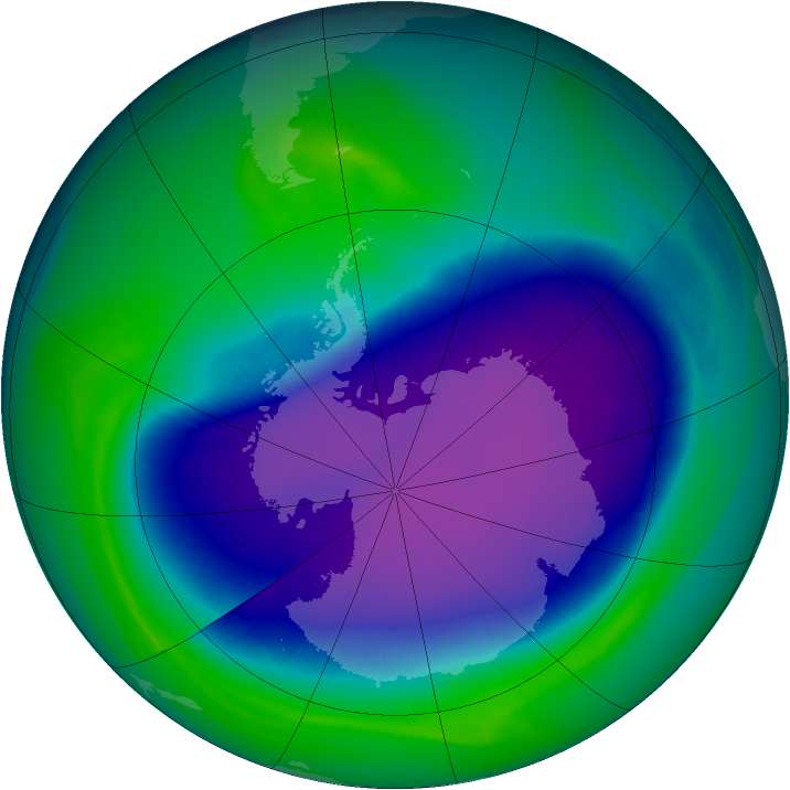 Ozone Map 2006-10-15